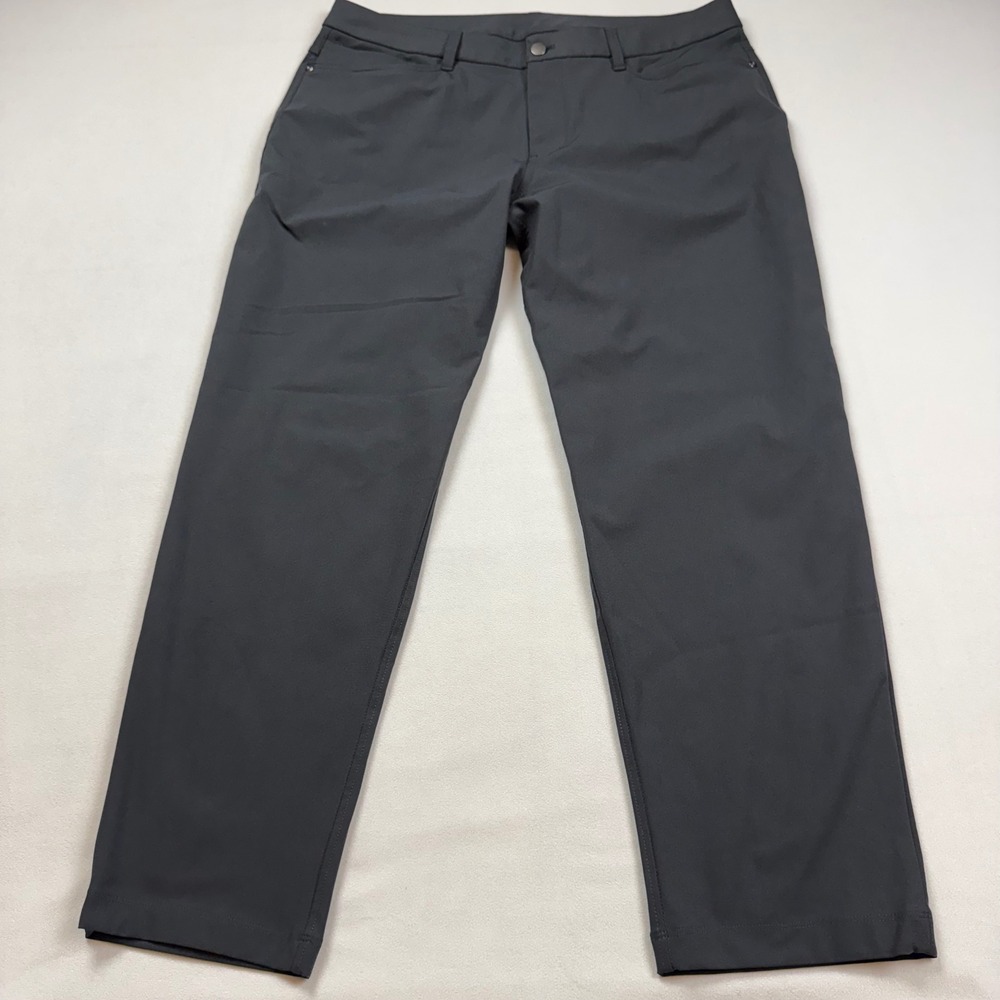 Lululemon ABC Classic-Fit Pant 30 Warpstreme Obsidian LM5AQHS Size 35 x 27.5